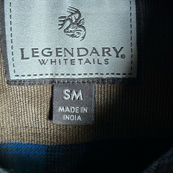 Legendary Whitetails Cotton Flannel Long Sleeve Men’s Size Small - Picture 2 of 5